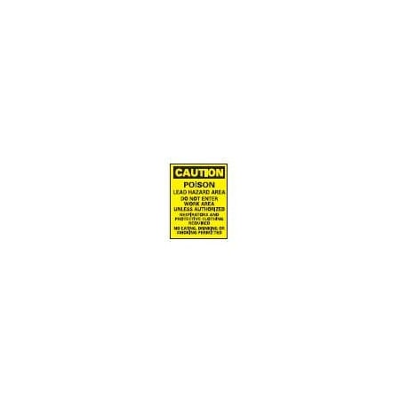 Harris Industries LEAD WARNING SIGN PAPER 11"X17", PK 100 LHS-1-E